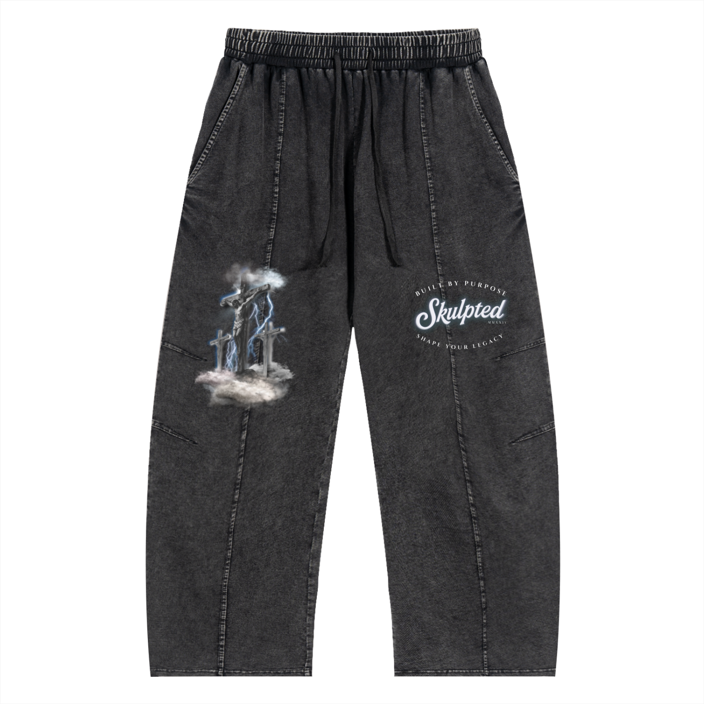 Moon night Wash Cotton Pants